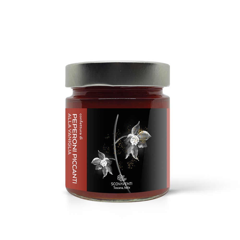 Jam with spicy pepper and vanilla - 180 G