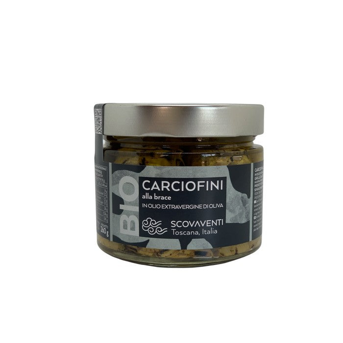 Carciofini alla brace Biologici in olio extra vergine di oliva