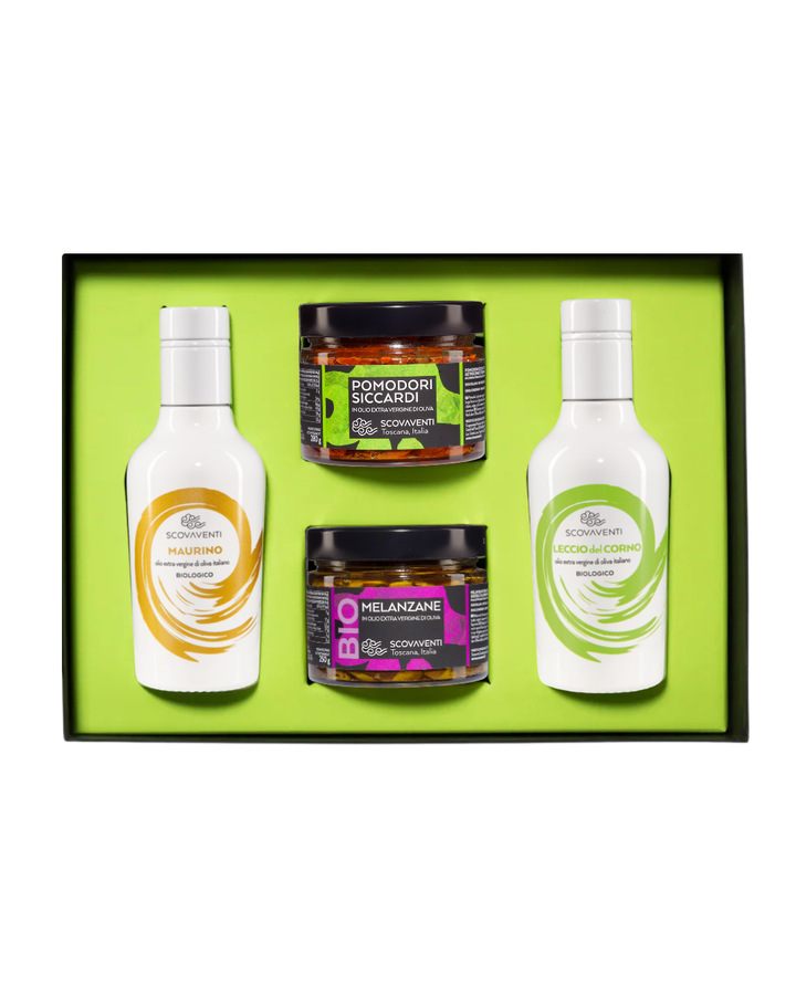 Gift box - Selection of 2 oils 250ml + 2 products in jar 314ml