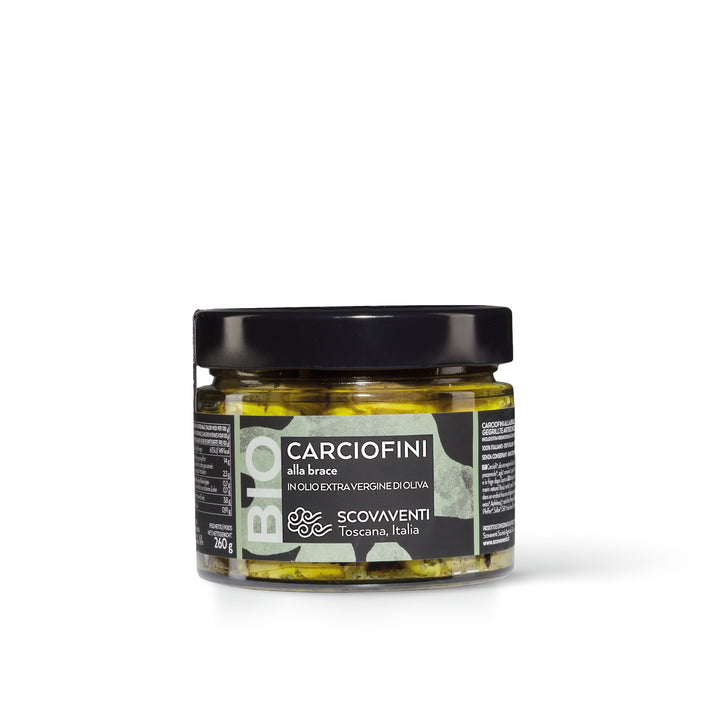 Carciofini alla brace Biologici in olio extra vergine di oliva