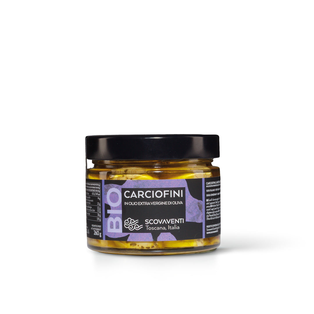 Carciofini Biologici in olio extra vergine di oliva