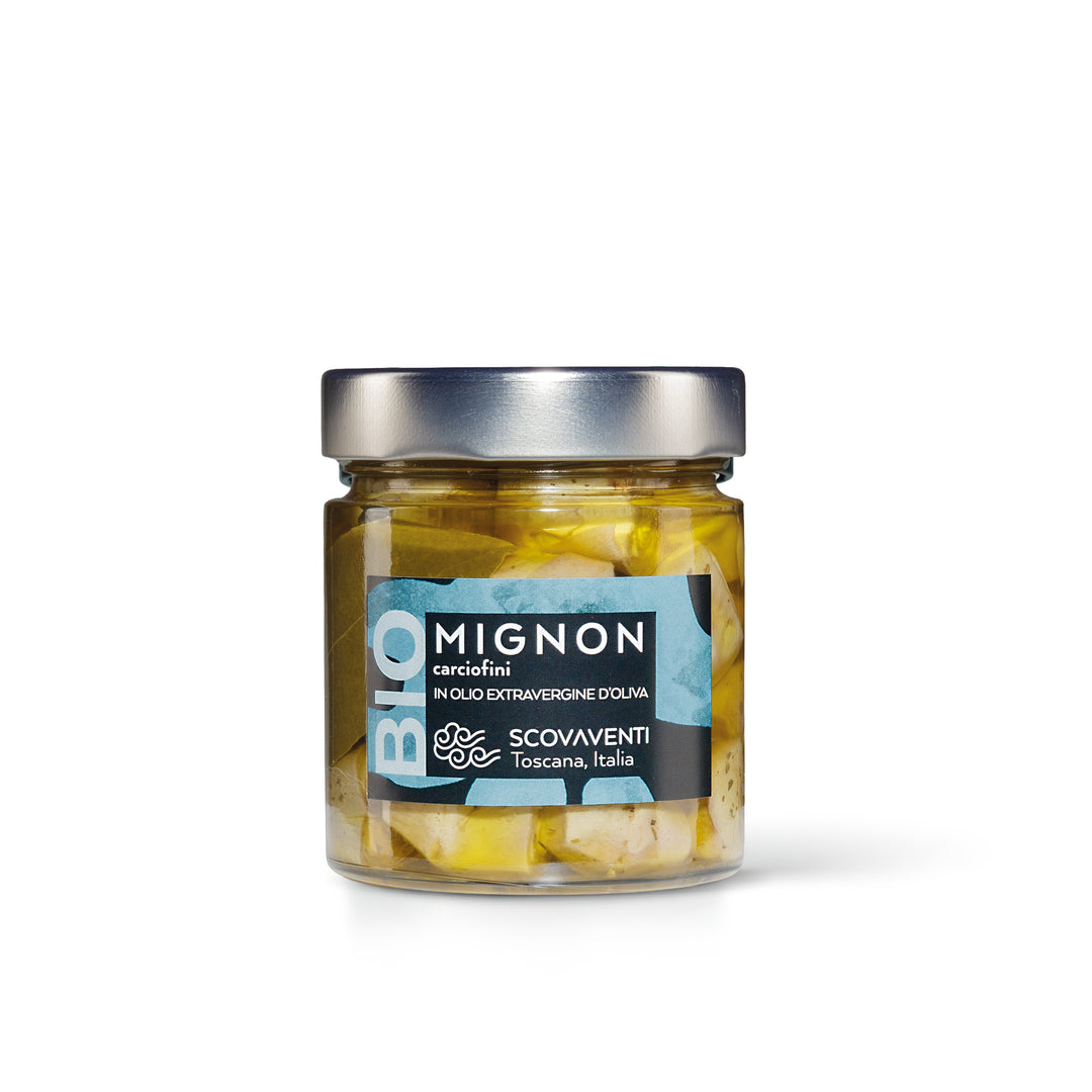 Carciofini Mignon Biologici in olio extra vergine di oliva