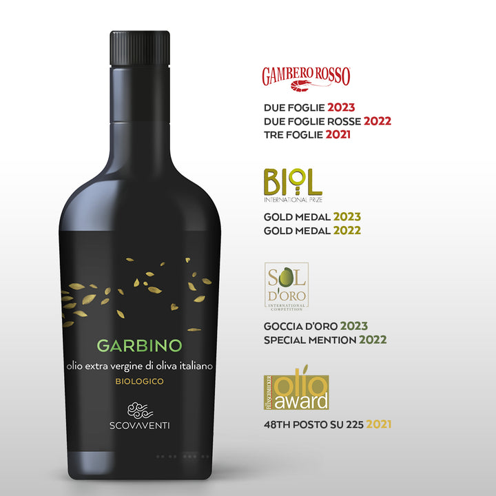 Garbino - Olio extravergine di oliva biologico