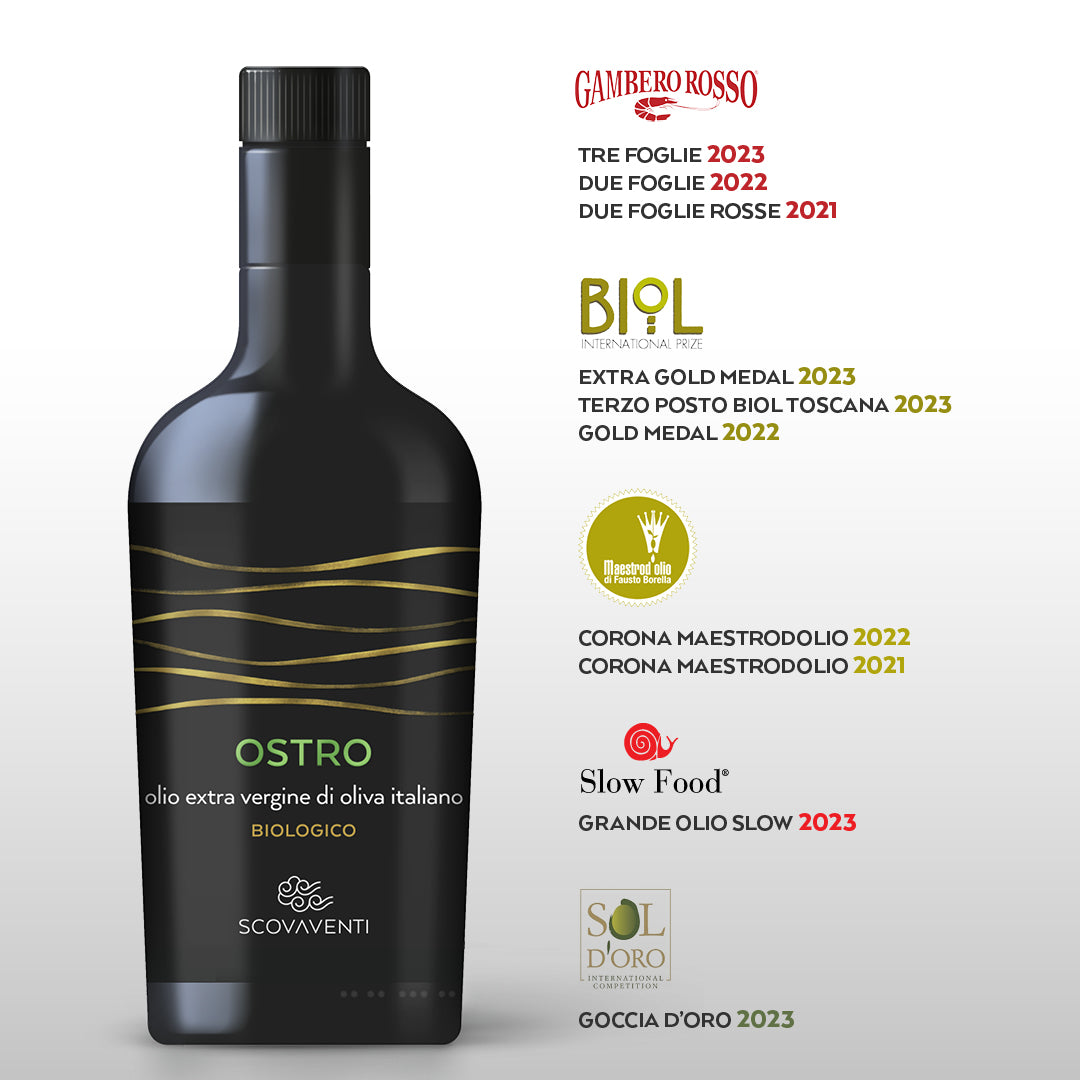 Ostro - Olio extravergine di oliva biologico