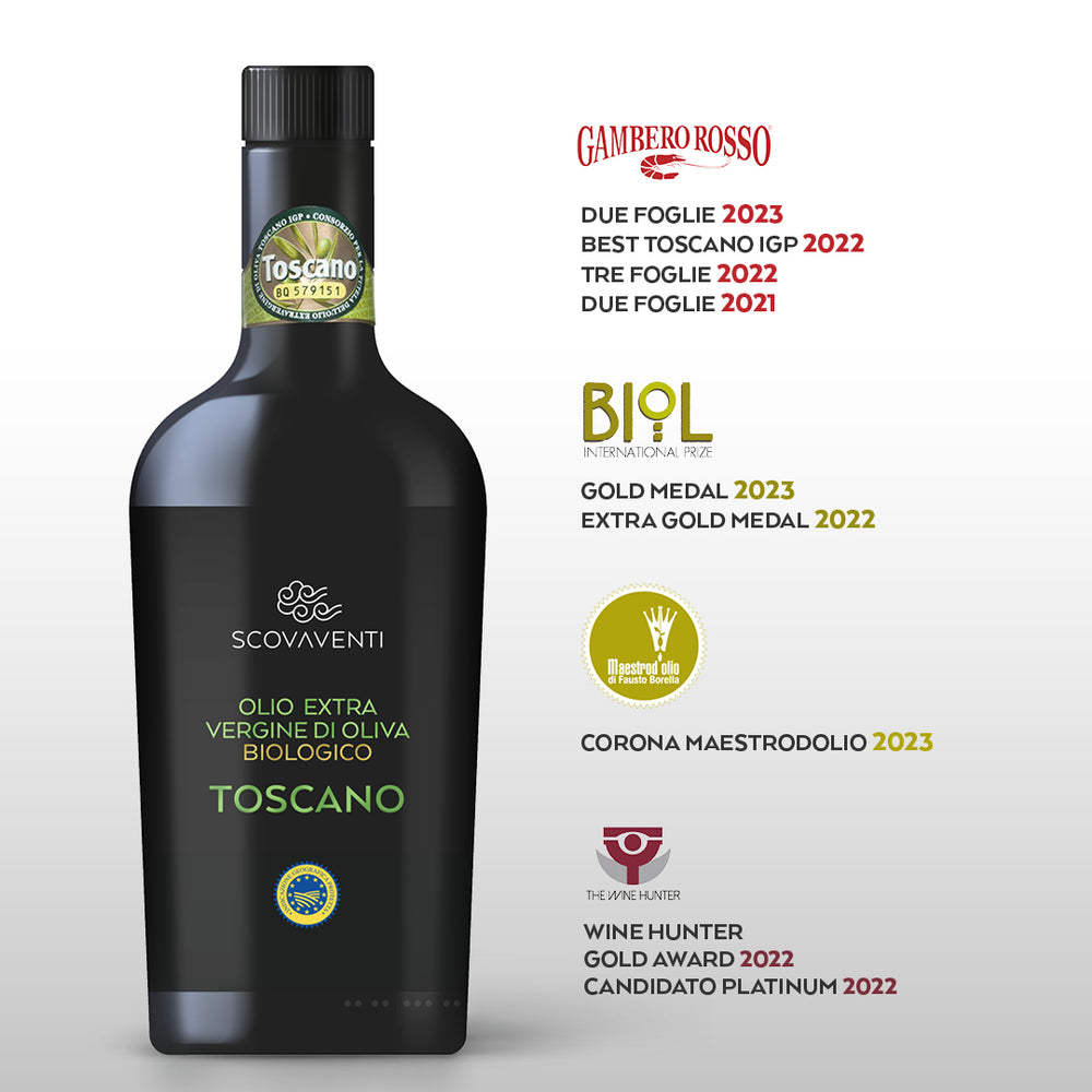 Toscano IGP - Olio extravergine di oliva biologico