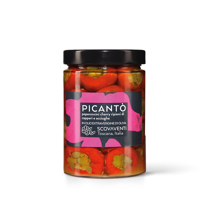 Picantò - Peperoncini piccanti ripieni di capperi e acciughe