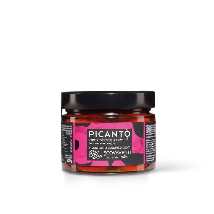 Picantò - Peperoncini piccanti ripieni di capperi e acciughe