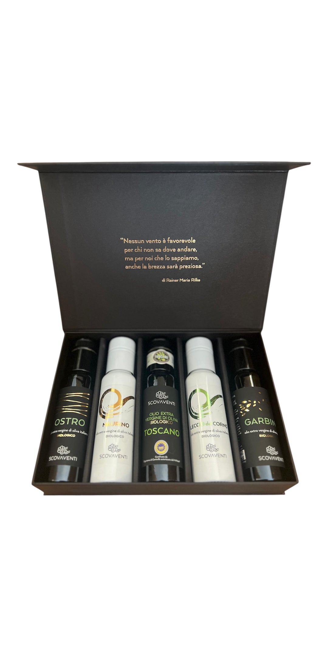 Confezione regalo Degustazione Olio Extravergine di Oliva Biologico 100ml