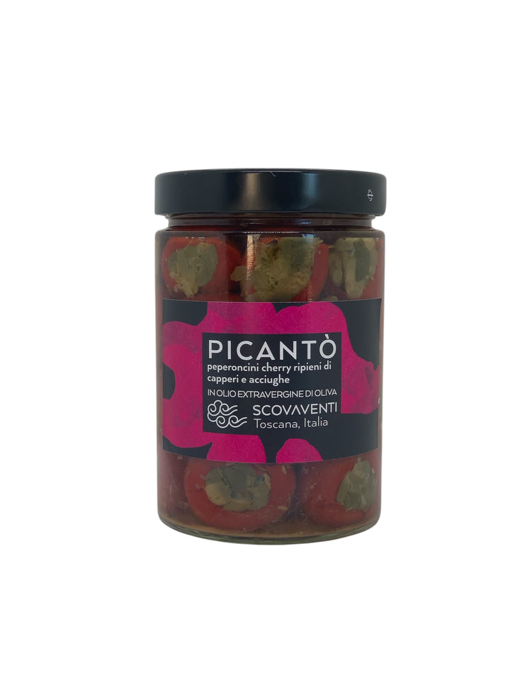 Picantò- Peperoncini piccanti ripieni di capperi e acciughe