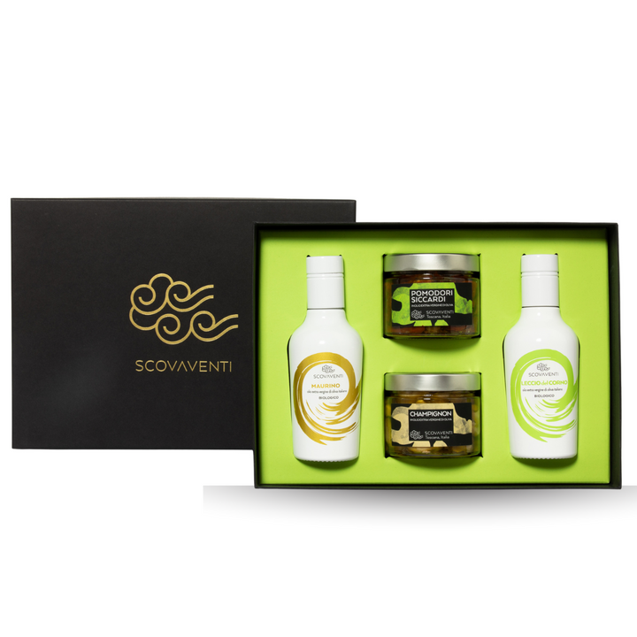 Gift box - Selection of 2 oils 250ml + 2 products in jar 314ml