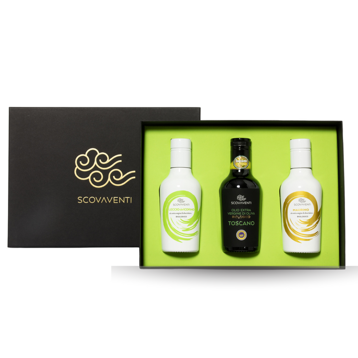 Confezione regalo Degustazione Olio Extravergine di Oliva Biologico 250ml