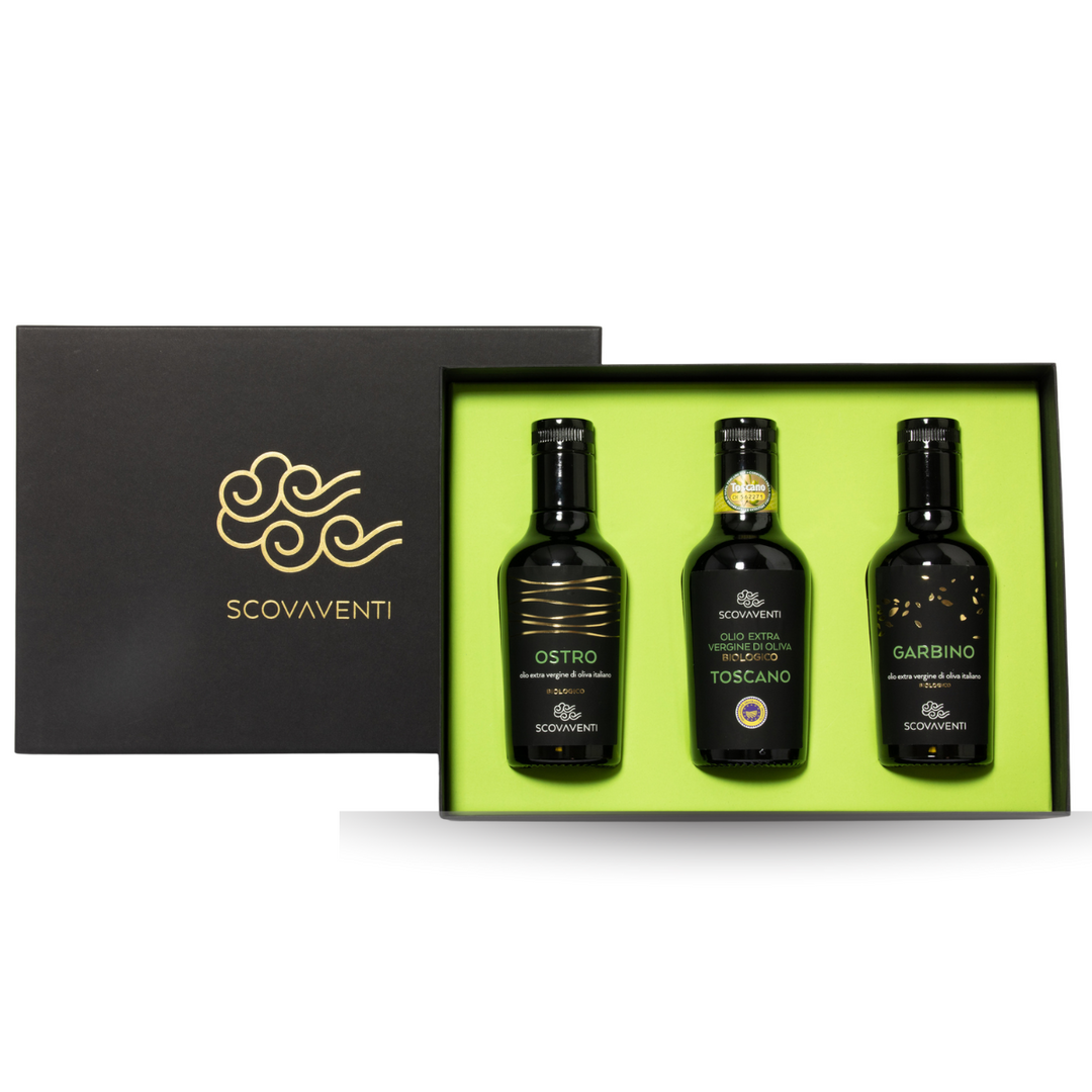 Confezione regalo Degustazione Olio Extravergine di Oliva Biologico 250ml